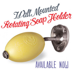 Provendi Rotating wall arm, Brushed Steel & Almond Soap