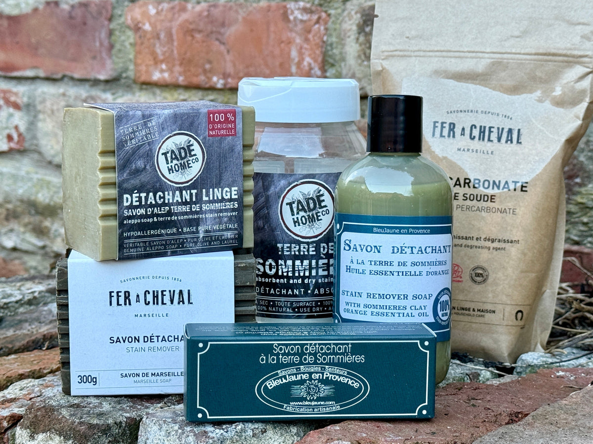 A Collection of Natural Stain Removing Products from Marseille