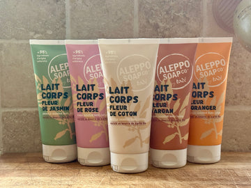 6 Fragrance Body Lotion tubes