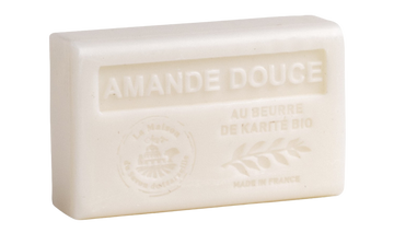 Sweet Almond French Soap with Organic Shea Butter 125g
