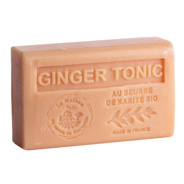 Ginger Tonic French Soap with organic Shea Butter 125g