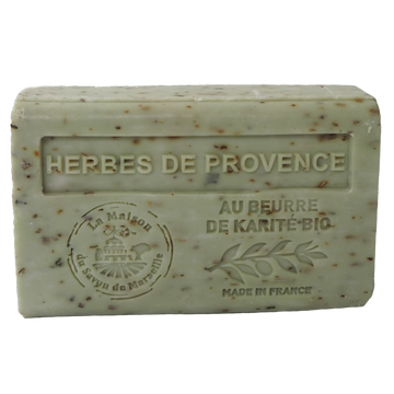 Herbes de Provence Exfoliating French Soap with organic Shea Butter 125g