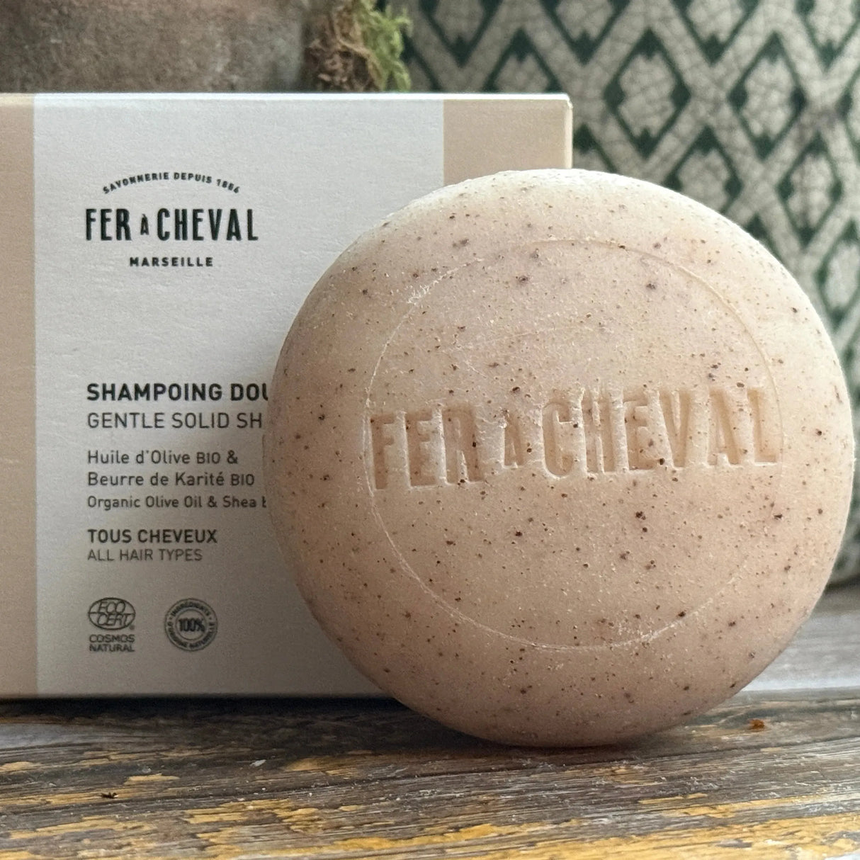 Olive Oil & Shea Butter Solid Shampoo Bar for Normal & Dry Hair