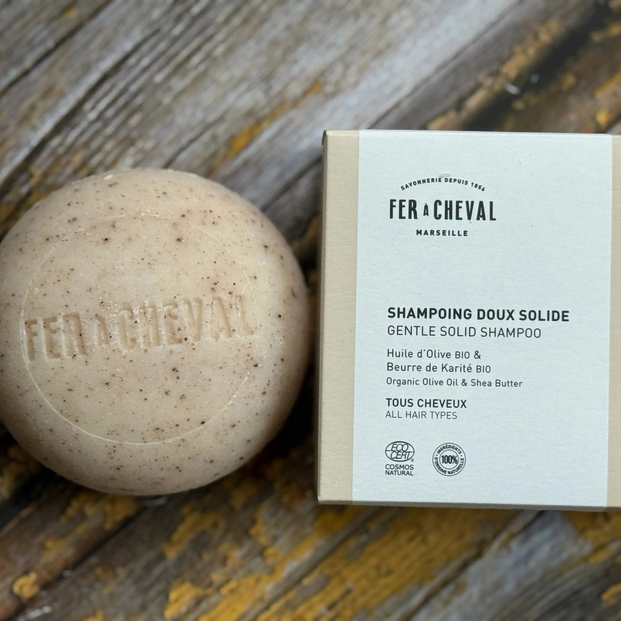 Olive Oil & Shea Butter Solid Shampoo Bar for Normal & Dry Hair