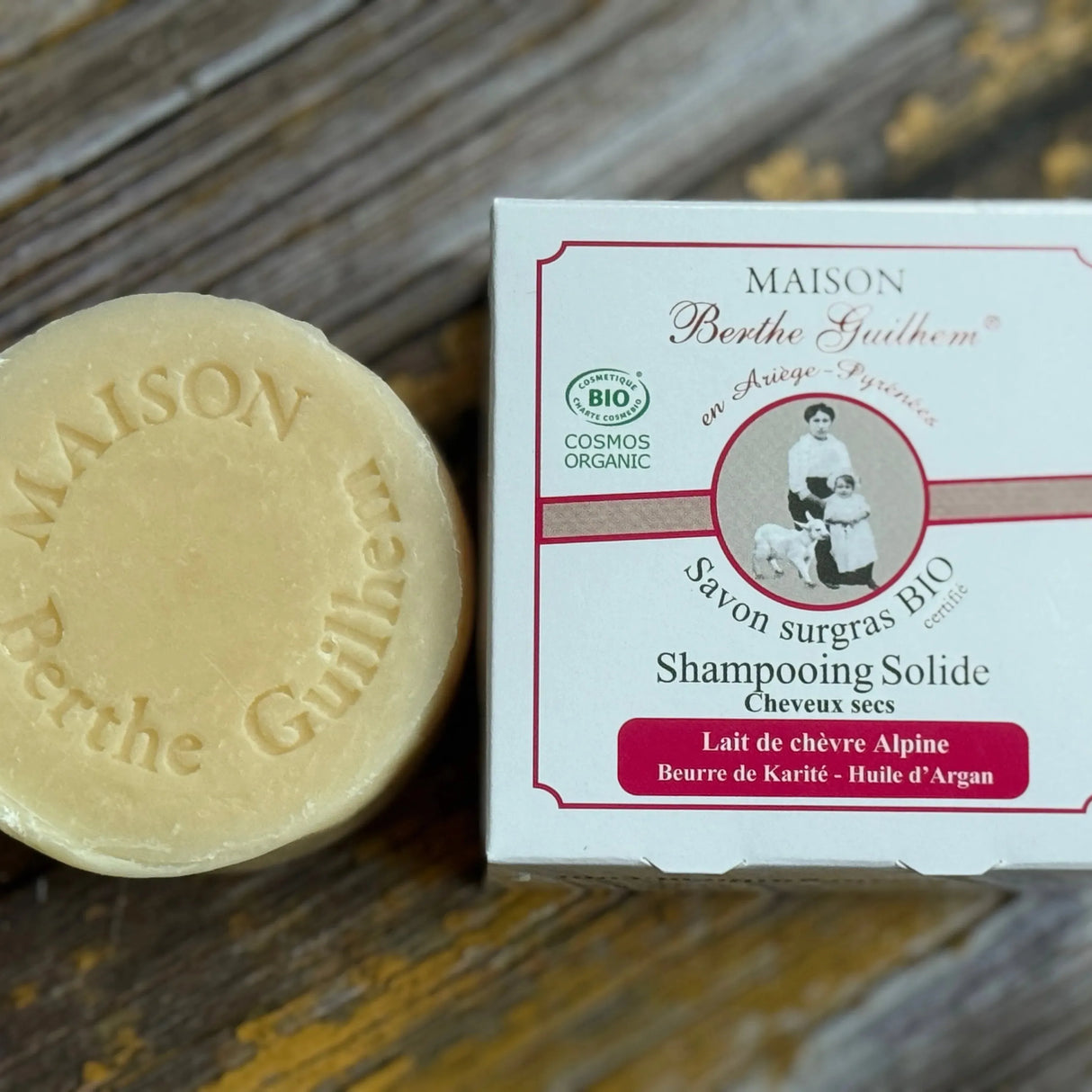 Organic Alpine Goat's Milk Shampoo | Lemon Verbena | Dry & Damaged Hair | 100g