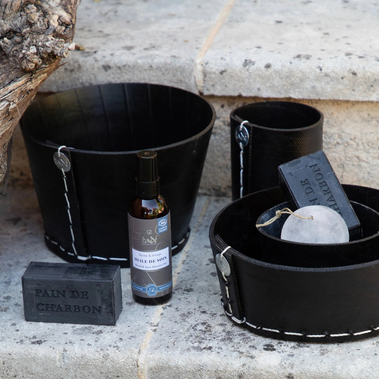 Recycled Tyre Soap Dish-TADÉ PAYS DU LEVANT-FrenchSoaps