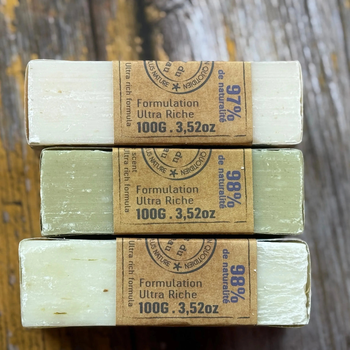Botanical Soap Trio: Oat, Spinach & Alfalfa | 3 x 100g