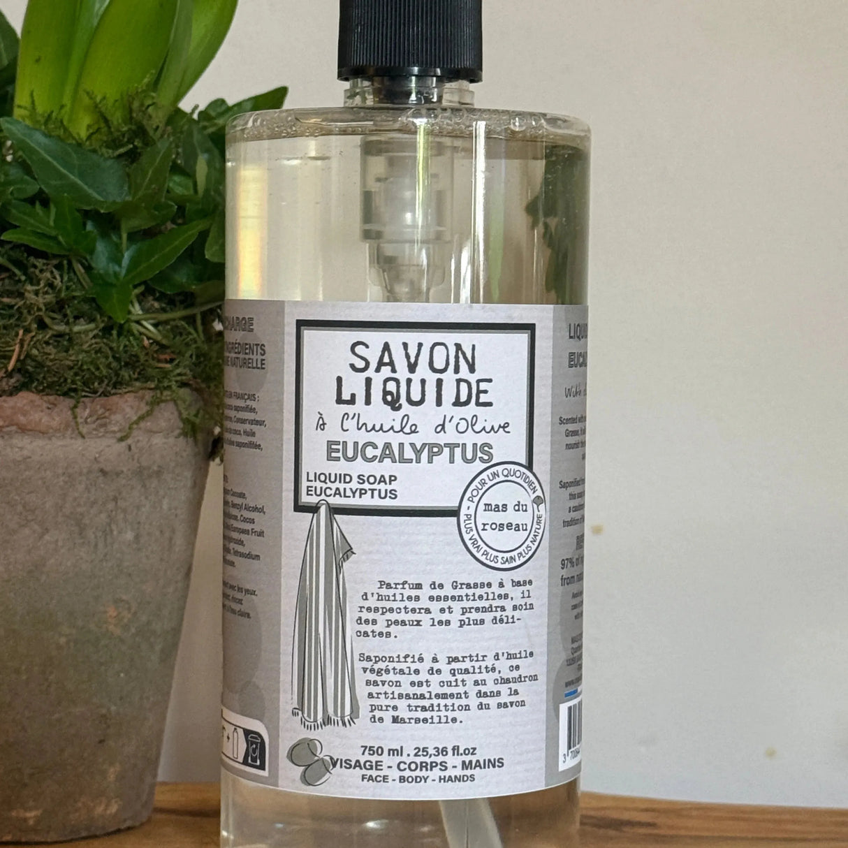Eucalyptus Liquid Soap with Olive Oil | 750ml