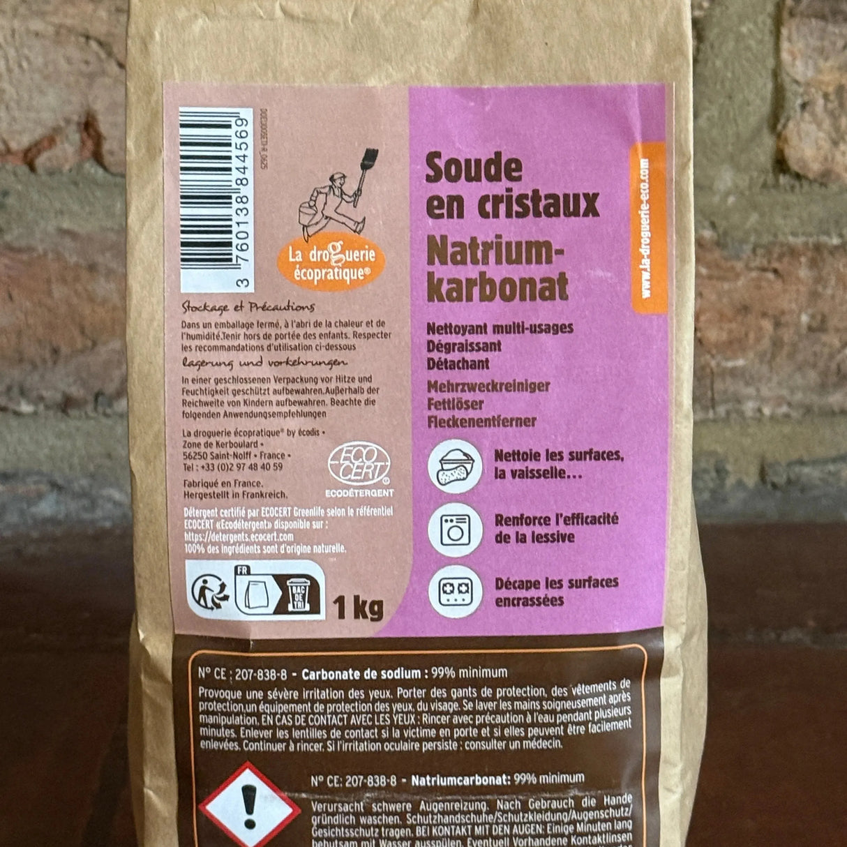 Soda Crystals I for Natural Degreasing & Deodorising | 1kg