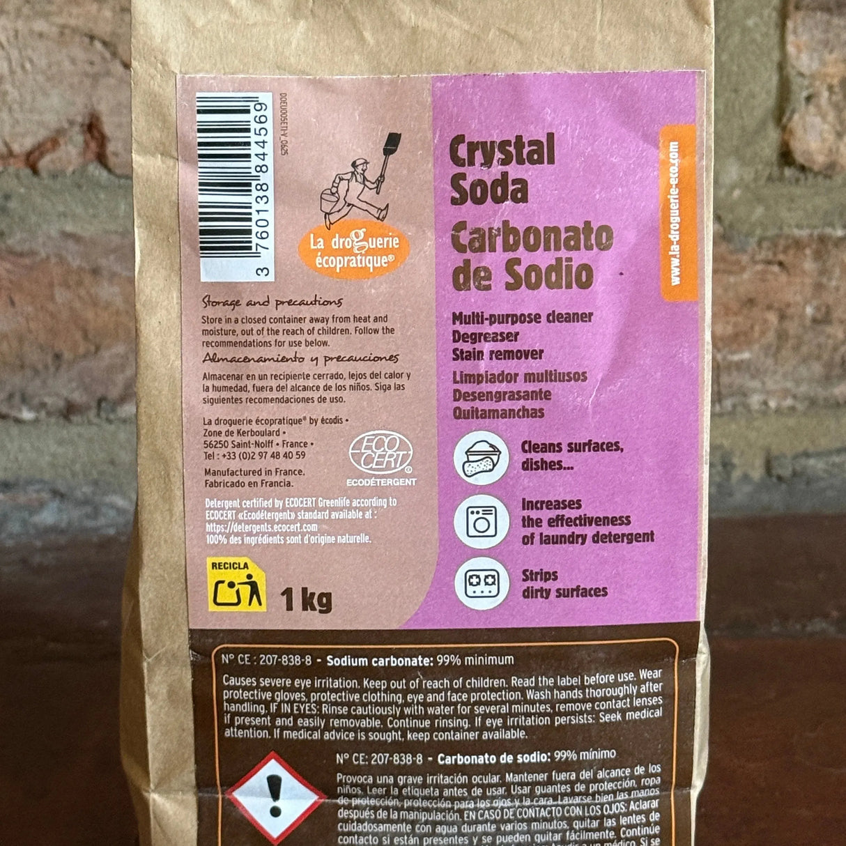 Soda Crystals I for Natural Degreasing & Deodorising | 1kg
