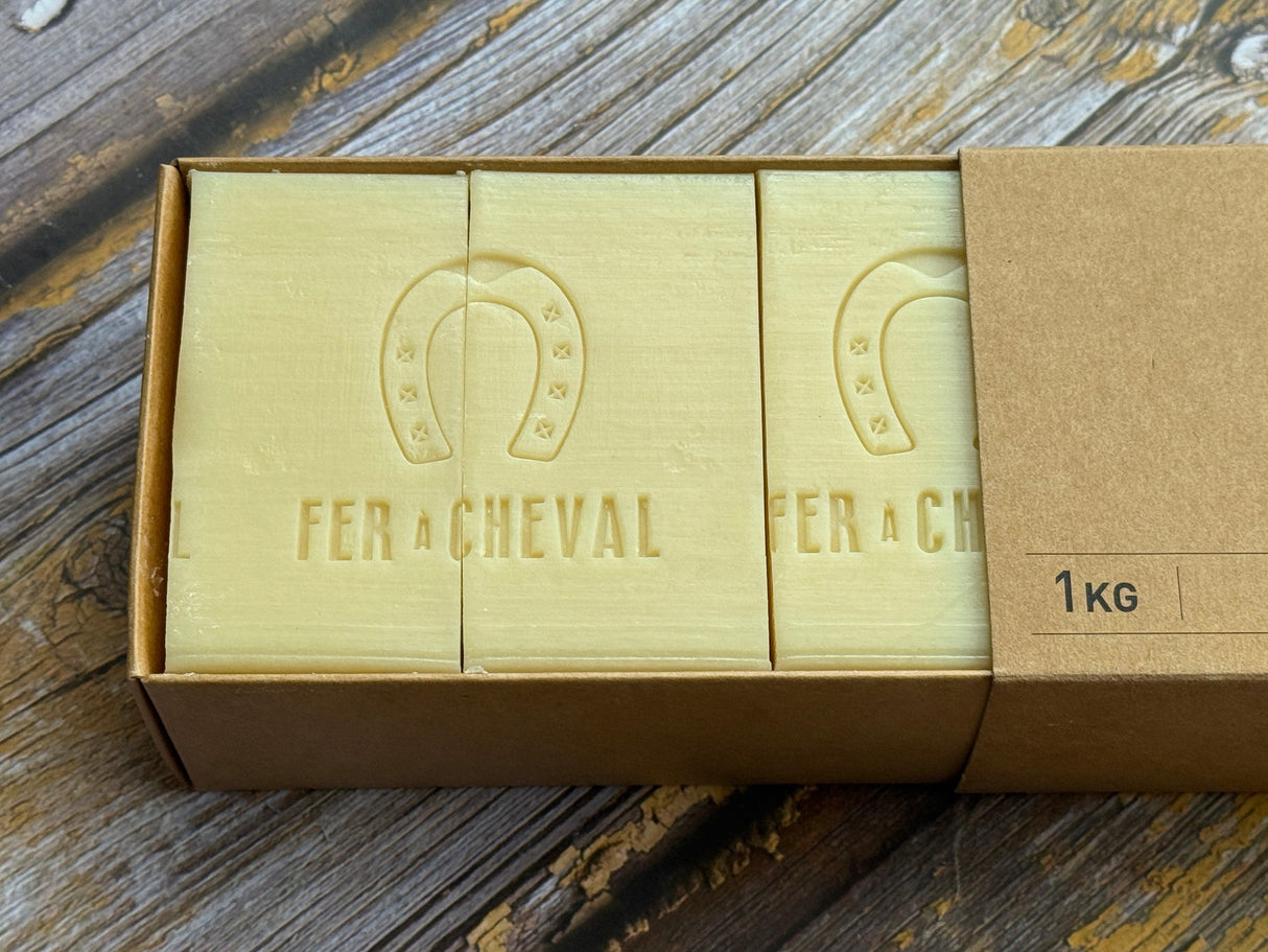 Traditional Savon de Marseille Bar - Natural - 1kg ( 6 Slices )