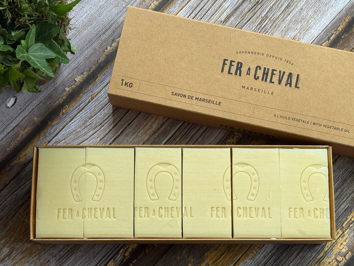 Traditional Savon de Marseille Bar - Natural - 1kg ( 6 Slices )
