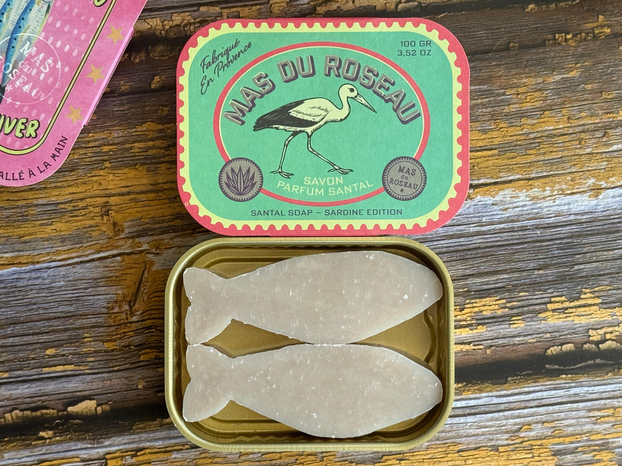Sardine Shape Soap - Sandalwood - 100g
