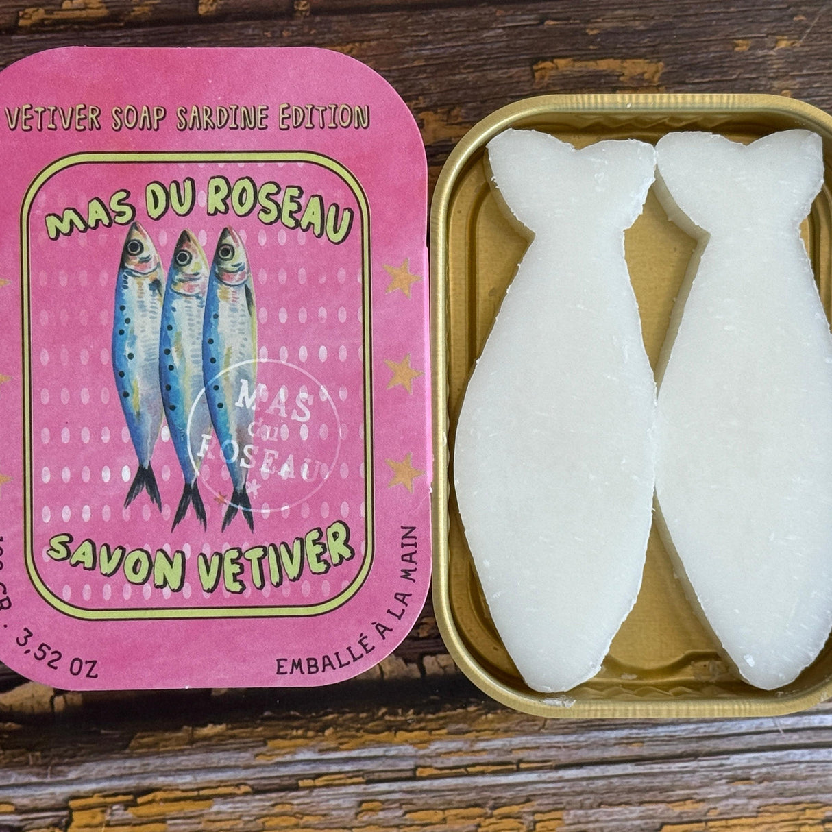 Sardine Shape Soap - Vetiver - 100g