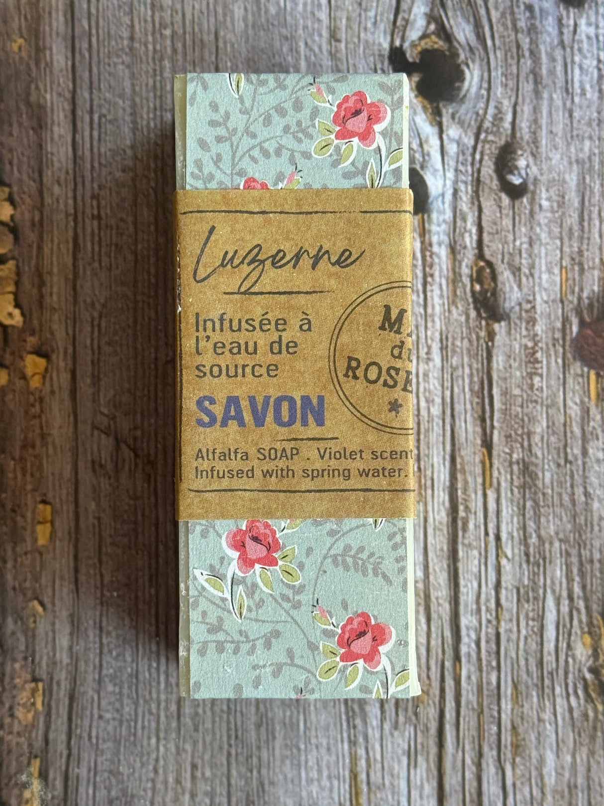 Alfalfa Botanical Soap (Violet Scent) - 100g