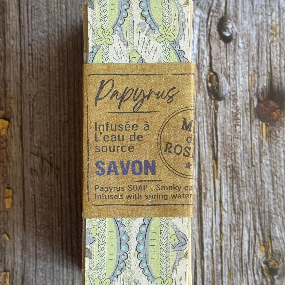 Papyrus Botanical Soap (Earthy Smoky Patchouli Scent) - 100g