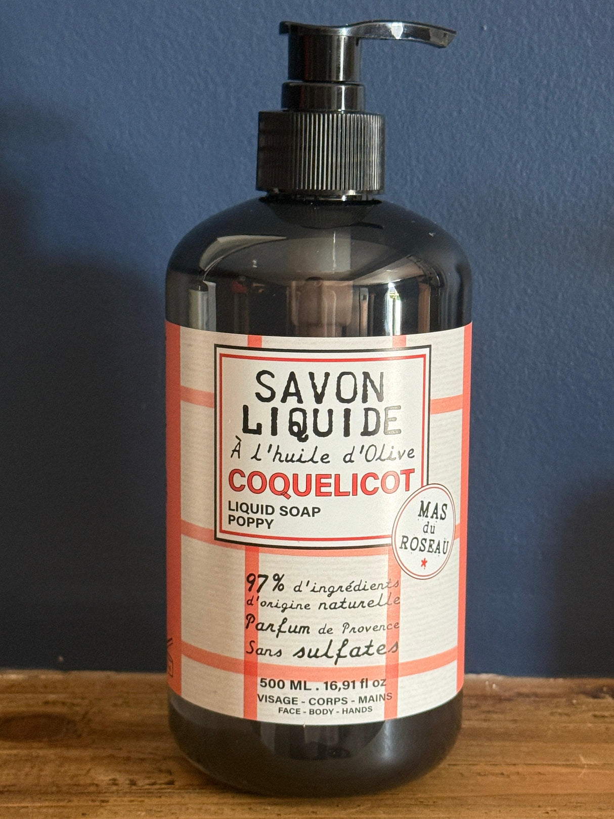 Poppy (Coquelicot) - Marseille Liquid Soap - 500ml