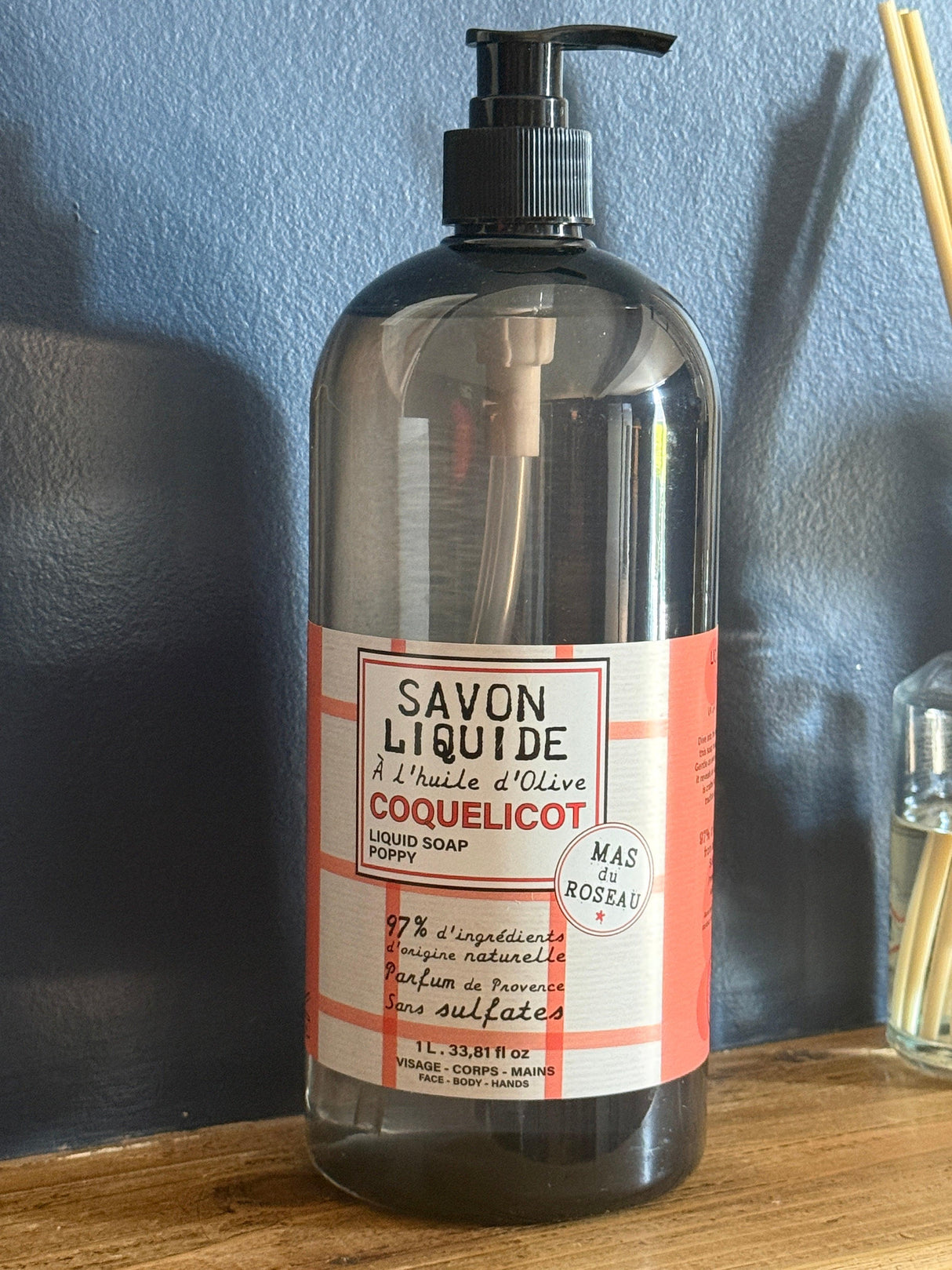Poppy (Coquelicot) - Marseille Liquid Soap - 1L