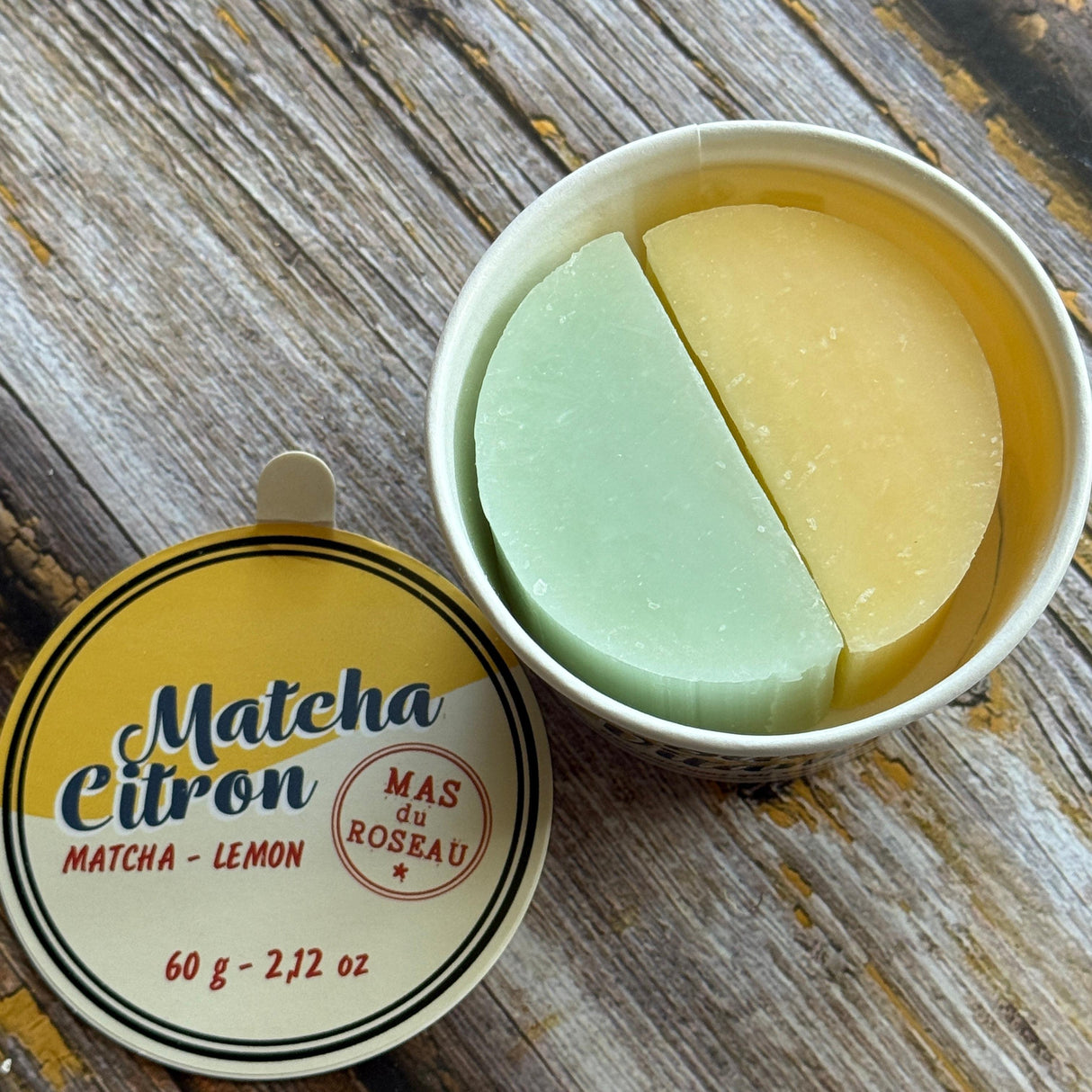 Ice Cream Tub - Matcha & Lemon Soaps - 60g