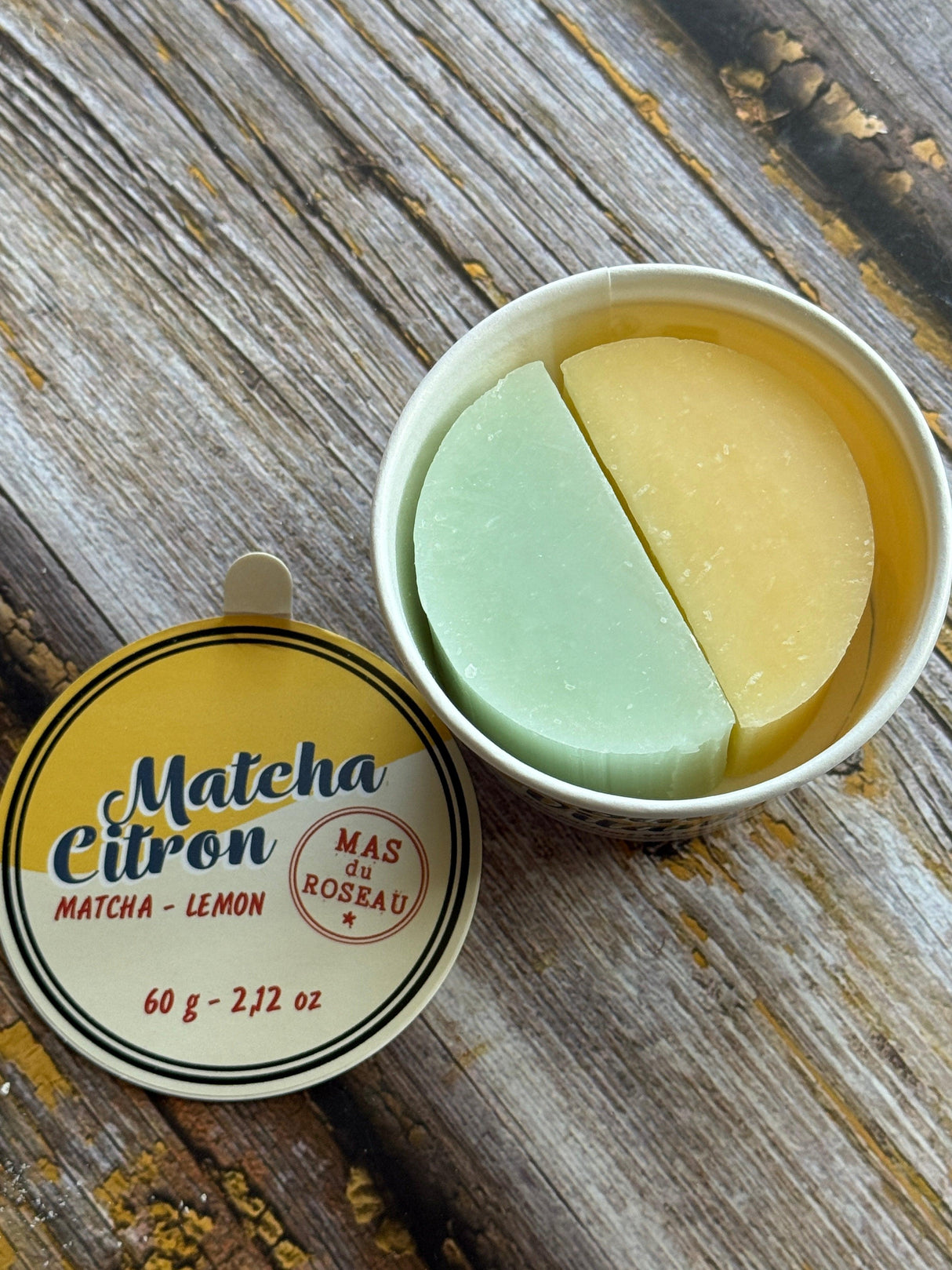 Ice Cream Tub - Matcha & Lemon Soaps - 60g
