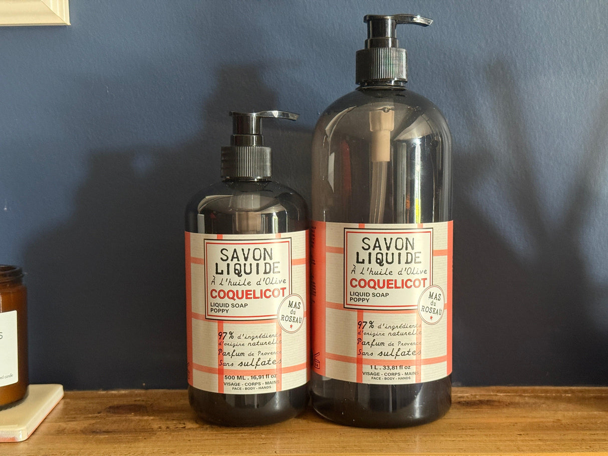 Poppy (Coquelicot) - Marseille Liquid Soap - 500ml