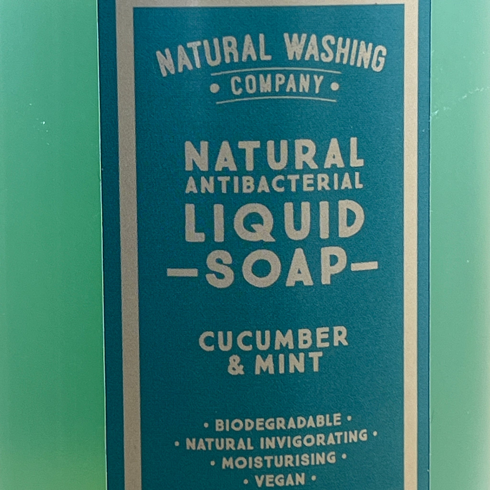 Cucumber and Mint  Natural Liquid Soap - 1ltr