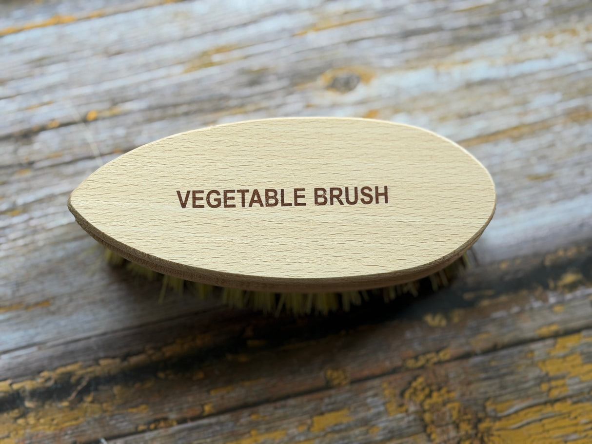Beechwood Vegetable Brush - Plant Fibre Bristles