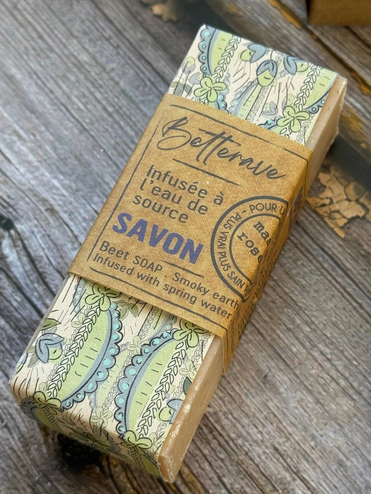Botanical Soap Trio: Beetroot, Ivy & Rosehip | 3 x 100g Bars