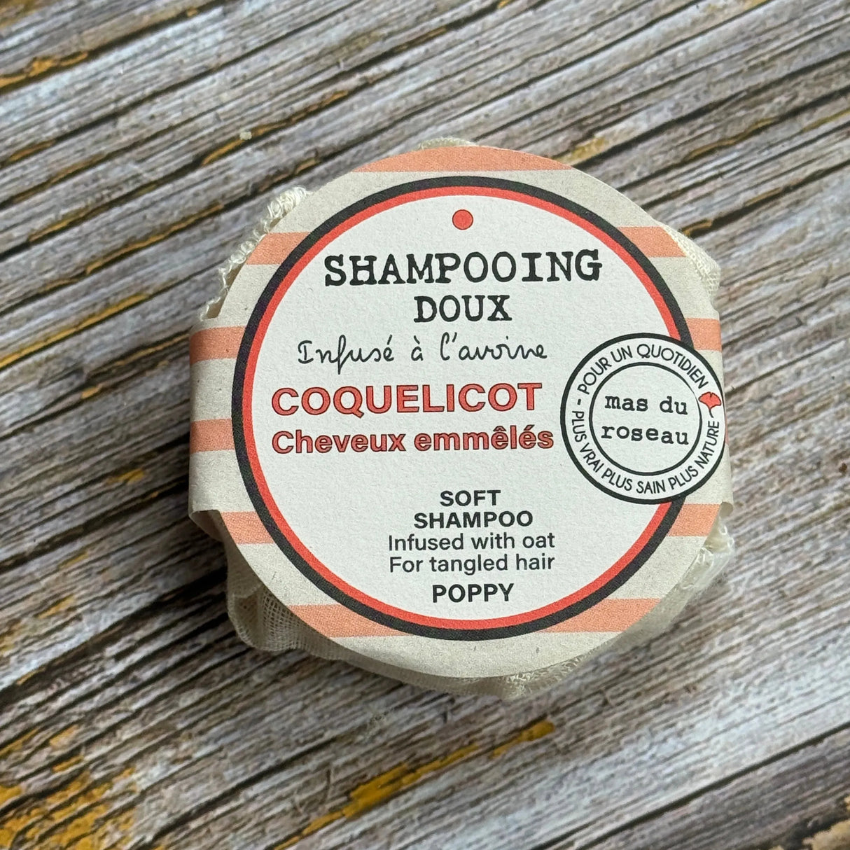 Poppy Shampoo with Oats for Tangled Hair | 60g