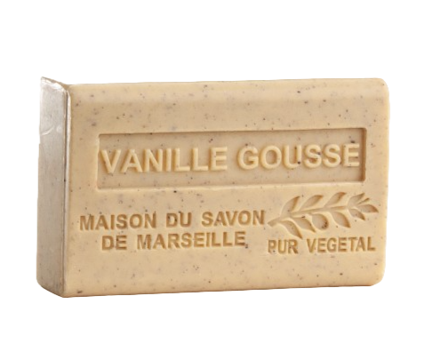 Vanilla Broyee (exfoliating), French Soap with Organic Shea Butter, 125g