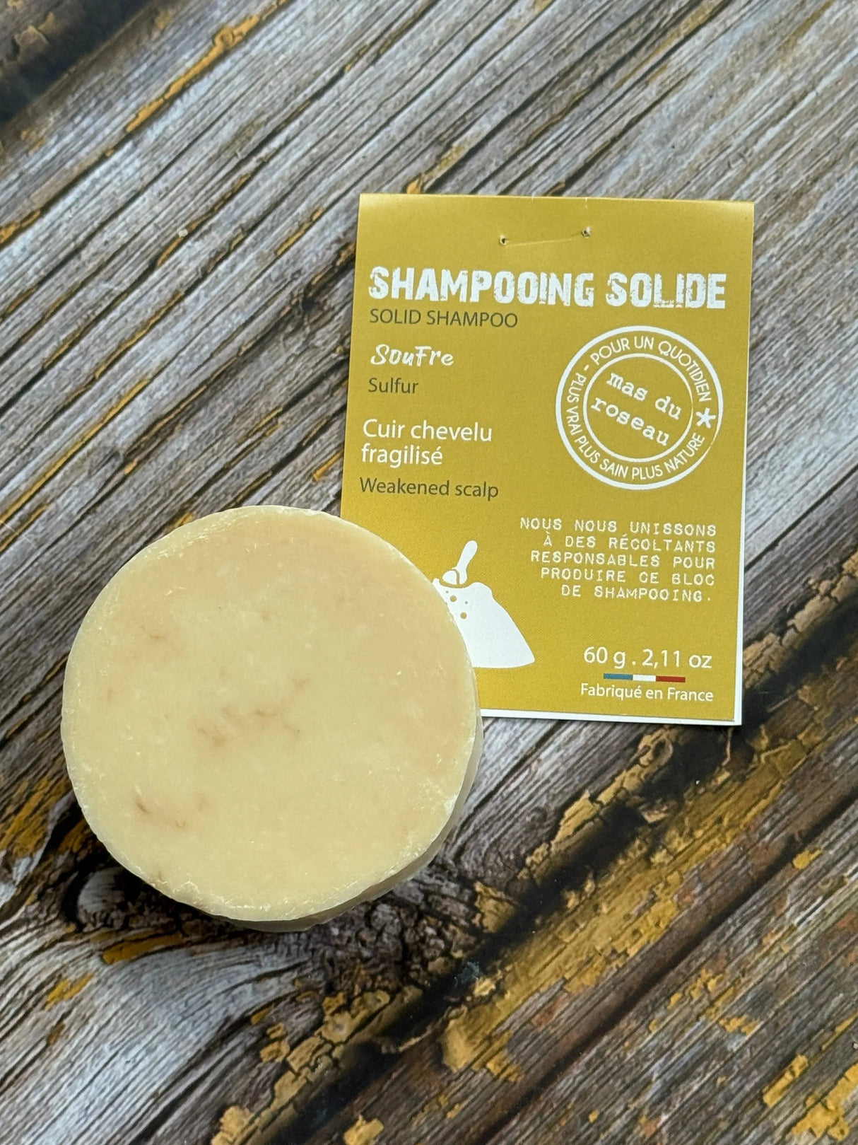 Sulphur Shampoo for Dandruff & Fragile Hair | 60g