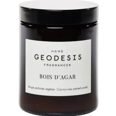 GEODESIS Agar Wood (Oud), Borneo, Candle by Geodesis French Soaps UK
