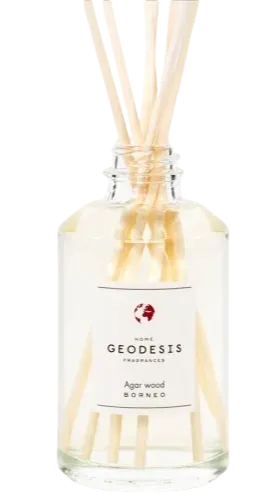 GEODESIS Agar Wood (Oud), Borneo, Reed Diffuser by Geodesis French Soaps UK