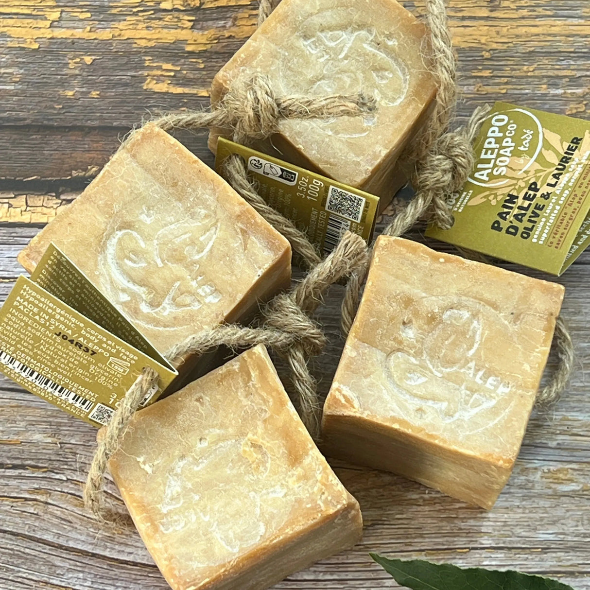 TADÉ PAYS DU LEVANT Aleppo 100g Cube 4 Pack| for all skin types | 4 x 100g French Soaps UK