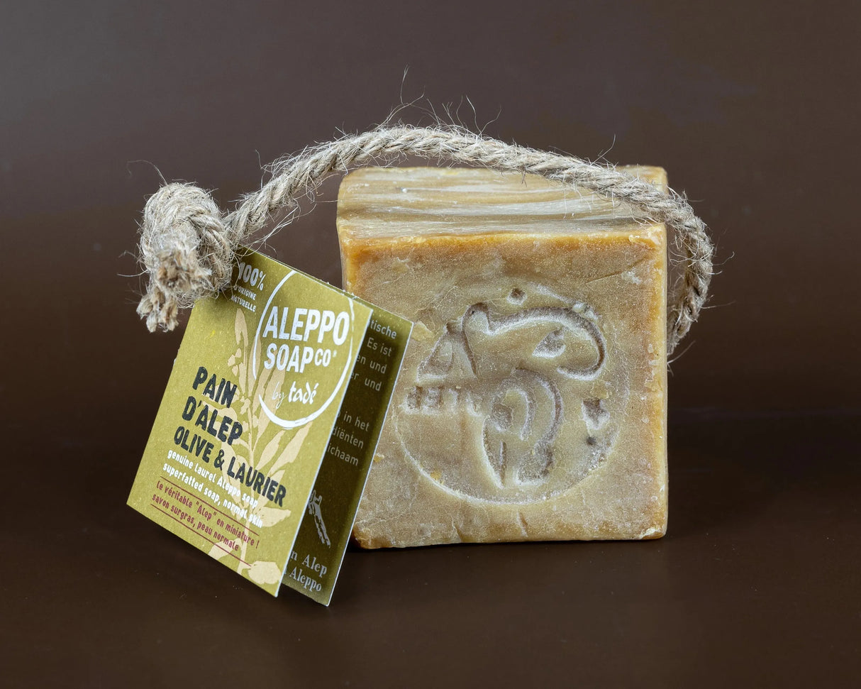 TADÉ PAYS DU LEVANT Aleppo Soap Cube | for all skin types | 100g French Soaps UK