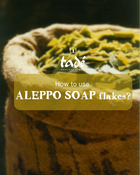 TADÉ PAYS DU LEVANT Aleppo Soap Flakes for Laundry | Laurel Oil | 750g French Soaps UK