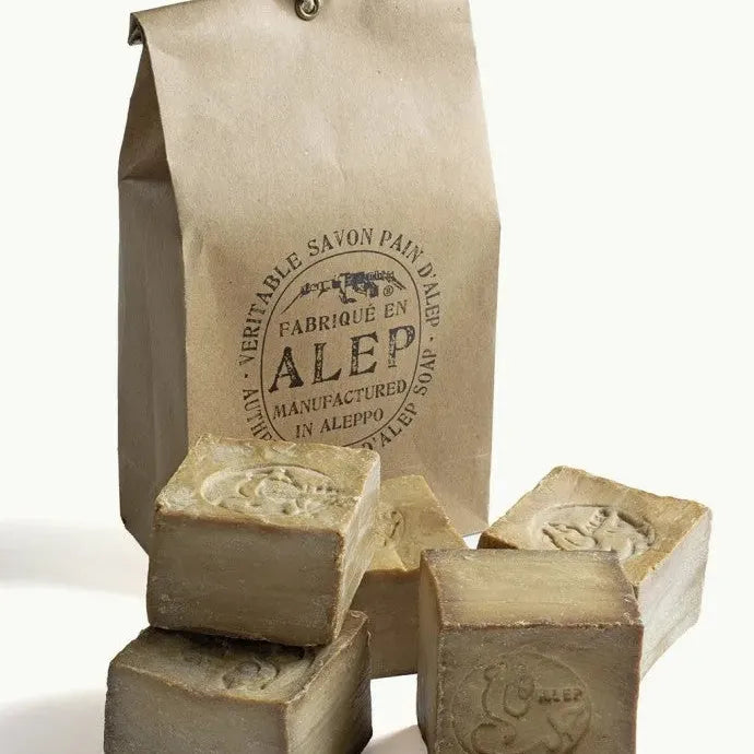 TADÉ PAYS DU LEVANT Aleppo Soap, Olive and Laurel Oils for Normal Skin | 1kg, 4-6 Soaps French Soaps UK