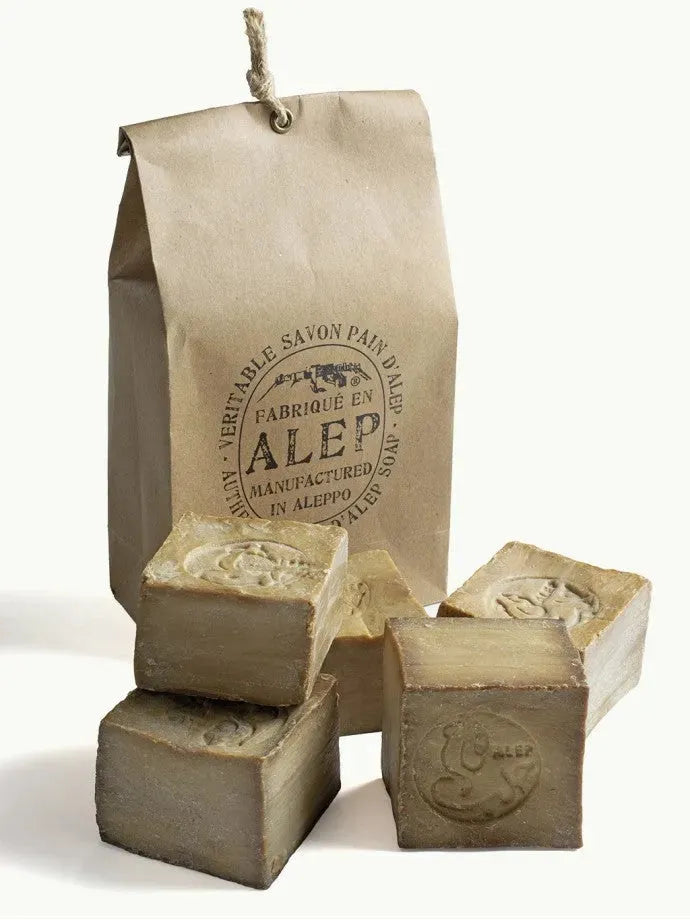 TADÉ PAYS DU LEVANT Aleppo Soap, Olive and Laurel Oils for Normal Skin | 1kg, 4-6 Soaps French Soaps UK