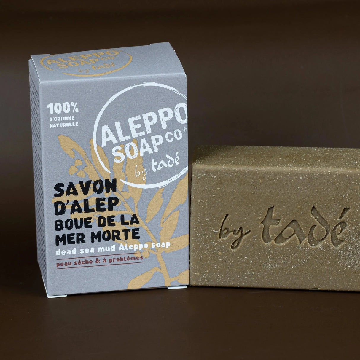 TADÉ PAYS DU LEVANT Aleppo Soap with Dead Sea Mud, for all skin types | 150g French Soaps UK