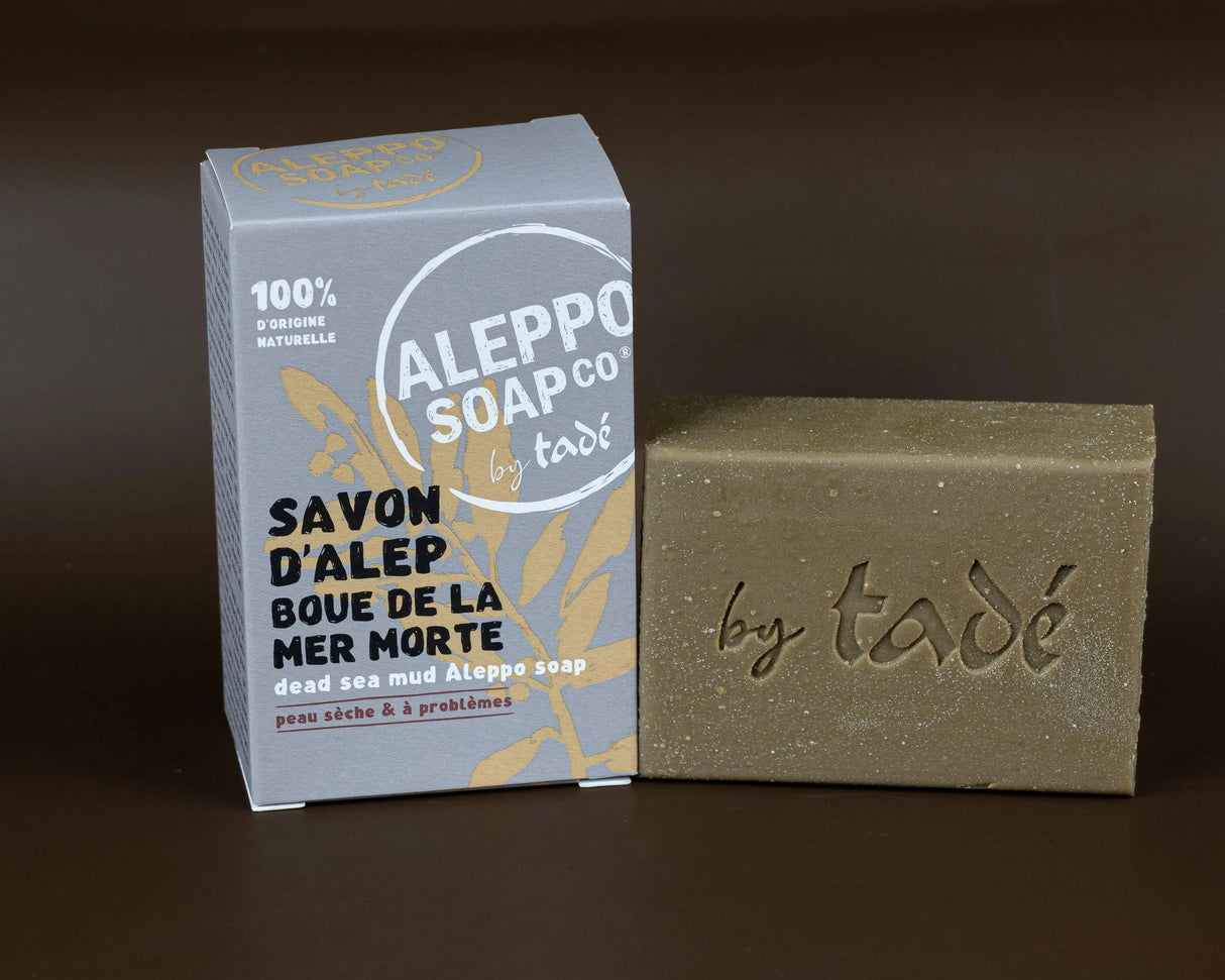 TADÉ PAYS DU LEVANT Aleppo Soap with Dead Sea Mud, for all skin types | 150g French Soaps UK