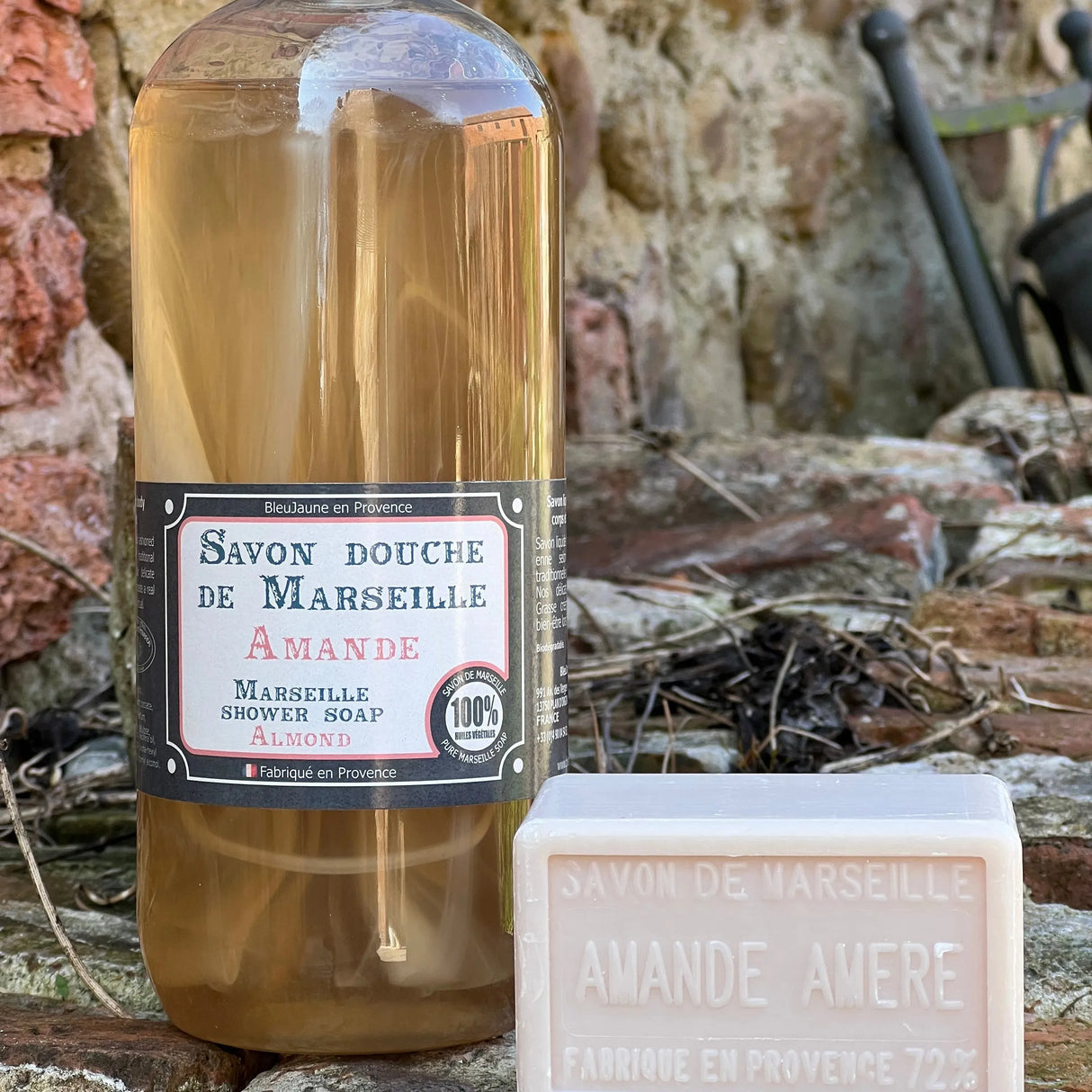 BLEU JAUNE Almond, Marseille Liquid Soap | 1L French Soaps UK