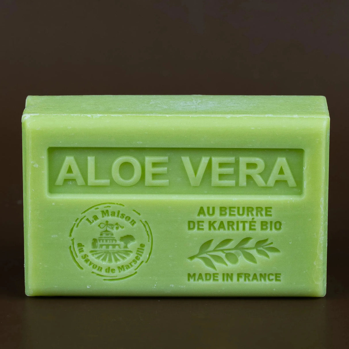 LA MAISON DU SAVON DE MARSEILLE Aloe Vera French Soap with organic Shea Butter 125g French Soaps UK