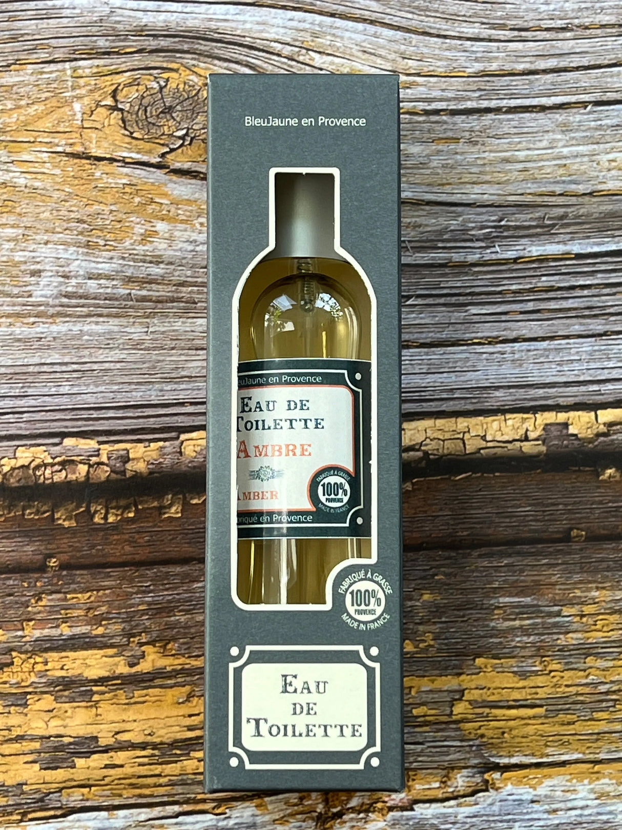 BLEU JAUNE Amber, Eau de Toilette from Grasse | 100ml French Soaps UK