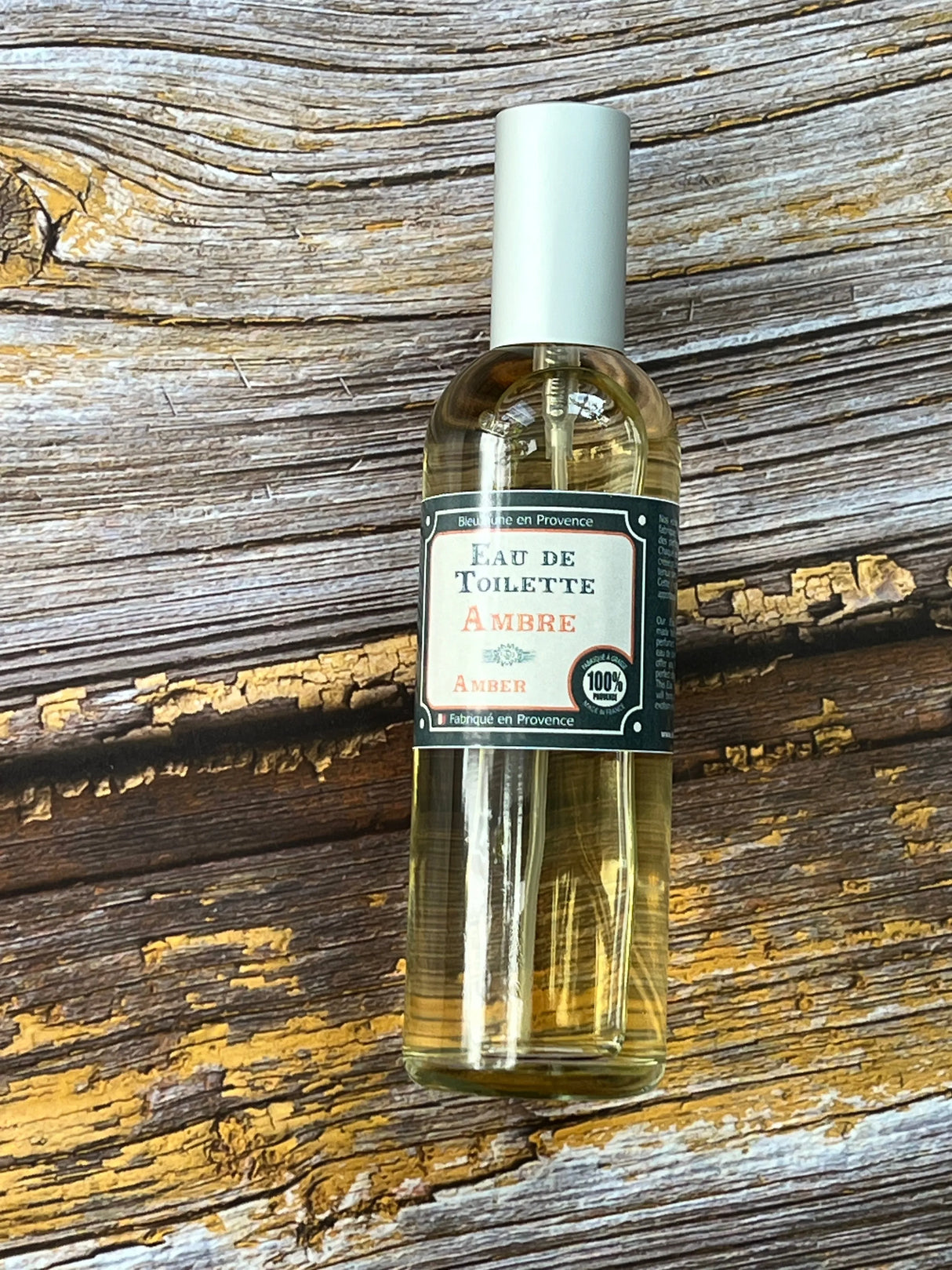 BLEU JAUNE Amber, Eau de Toilette from Grasse | 100ml French Soaps UK