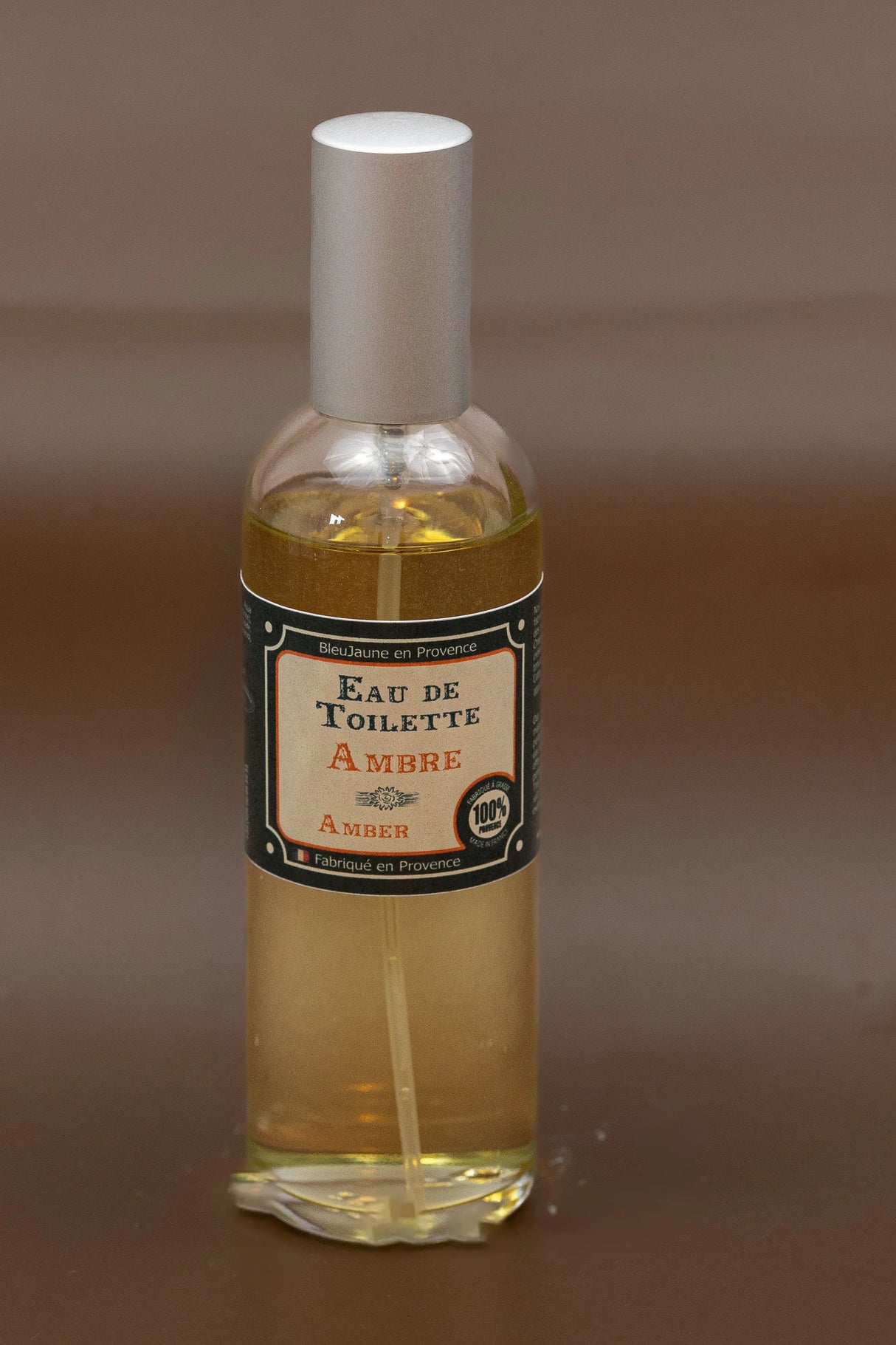 BLEU JAUNE Amber, Eau de Toilette from Grasse | 100ml French Soaps UK