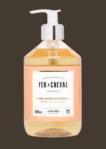 FER A CHEVAL Amber Jasmine, Marseille Liquid Soap | 500ml French Soaps UK