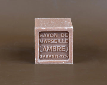 BLEU JAUNE Amber, Shea Butter Marseille Cube | 100g French Soaps UK