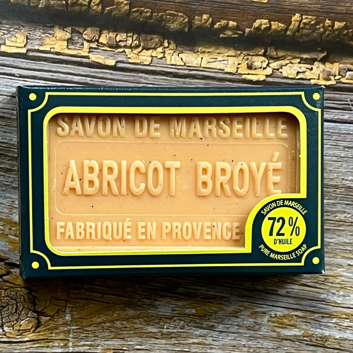 BLEU JAUNE Apricot Broye, Marseille Soap with Shea Butter | 100g French Soaps UK