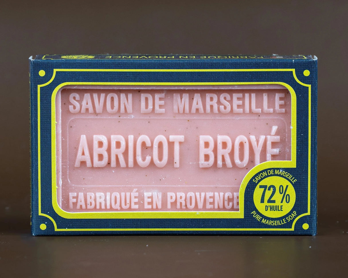 BLEU JAUNE Apricot Broye, Marseille Soap with Shea Butter | 100g French Soaps UK