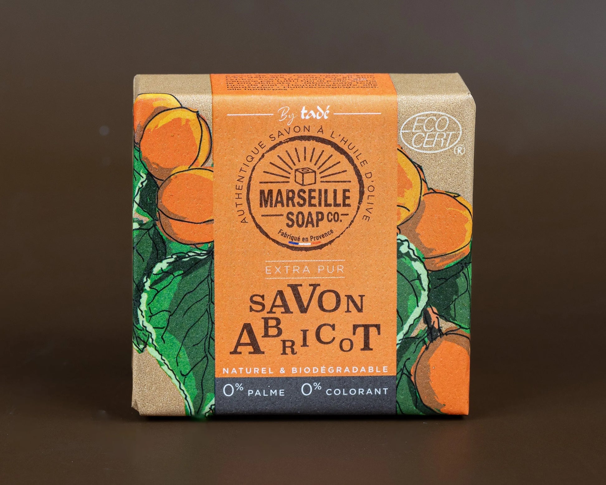 TADÉ PAYS DU LEVANT Apricot, Marseille Soap with Olive Oil | 100g French Soaps UK